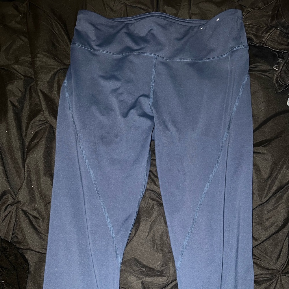 Blue leggings